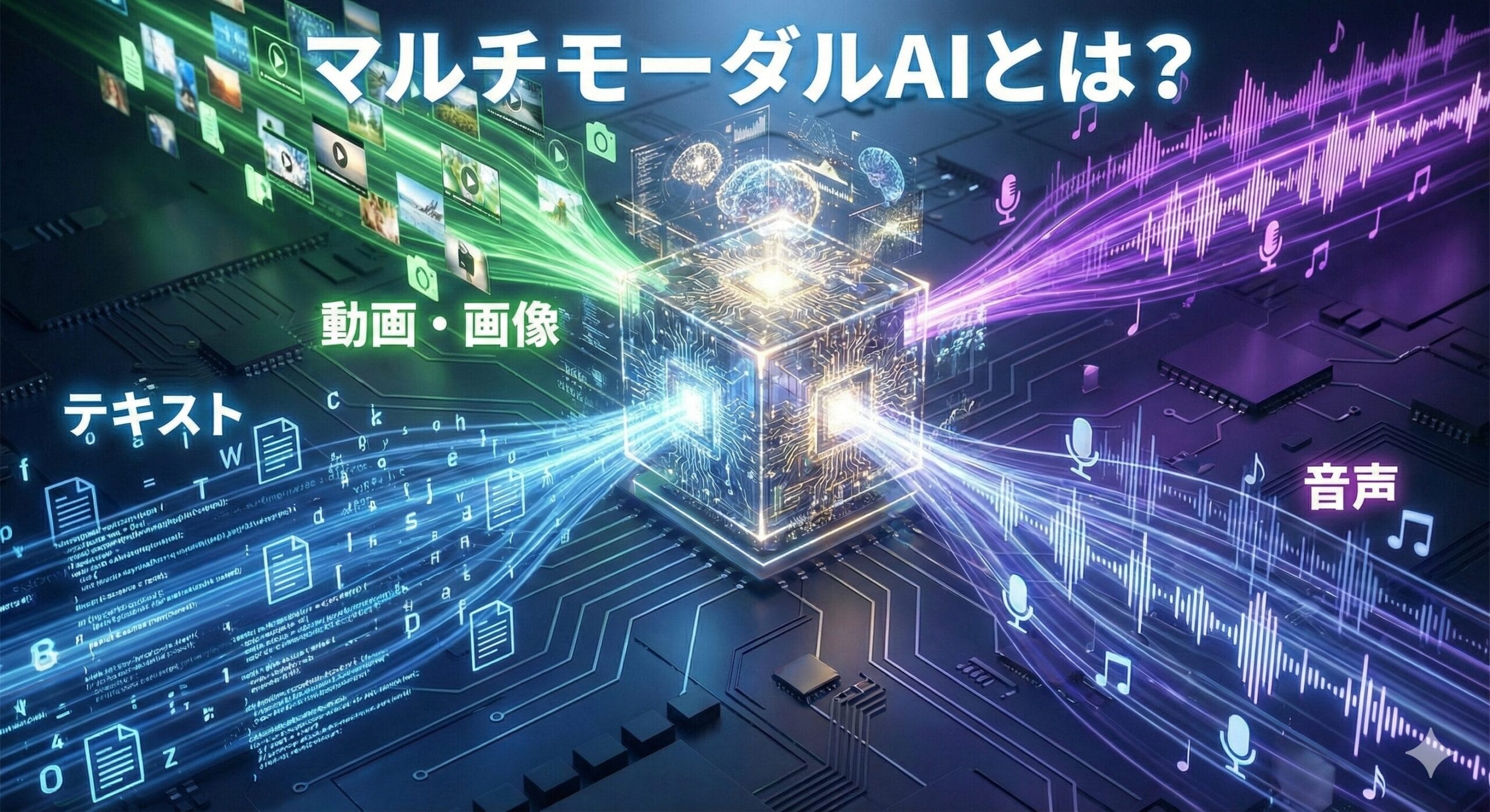 マルチモーダルAIとは？